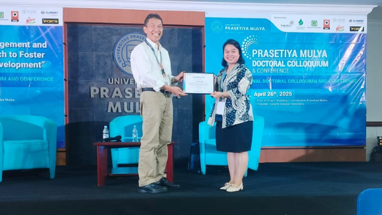 Meilisa Avita, Mahasiswa Doktoral UEU Raih Best Research Proposal di Universitas Prasetiya Mulya